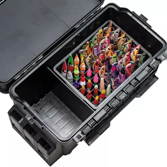 Коробка Meiho Squid Stocker Bm-S 225x168x120mm к:black, фото , изображение 3